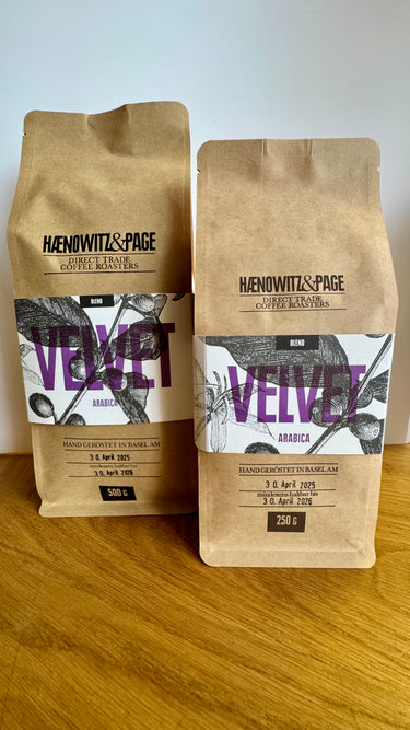 HAENOWITZ&PAGE Velvet - Espresso - Bohnen